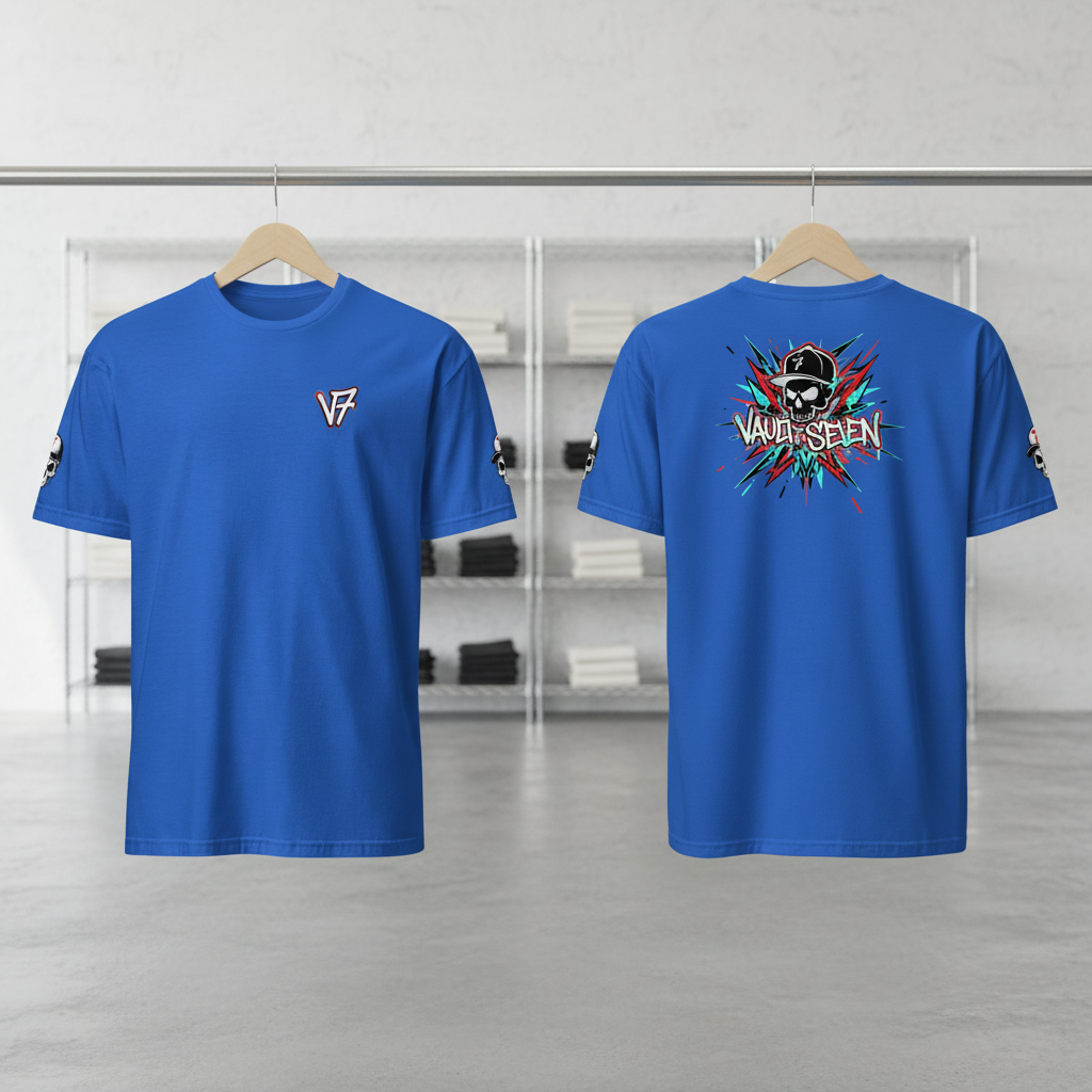 Camiseta gráfica Vault-Seven Skull Burst
